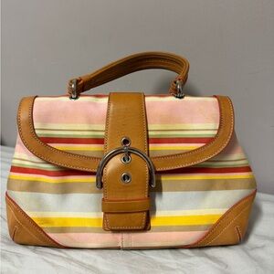 Coach Daisy Striped Bag